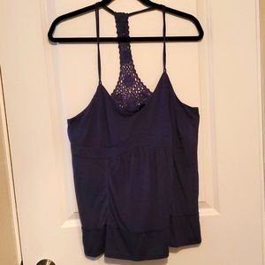 American Eagle crocheted tank size XL